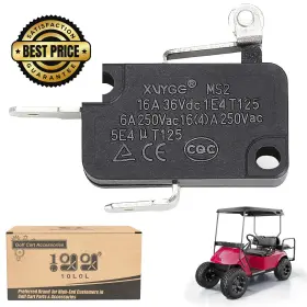 25861 10l0l Accelerator Pedal Box Micro Switch For Ezgo Txt 1994-up Gas 4 Black