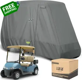 10l0l 313033063066 Golf Cart Cover Universal 2/2 2 Passenger 80 Inch Extended Roof Fit For C