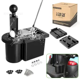 10l0l 752859048046 Golf Cart Ball Washer And Club Cleaner Kit - With Universal Black