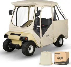Acc-f58-o 10l0l 4 Passenger Golf Cart Enclosure For Club Car Ds Short Roof 600d Waterproo