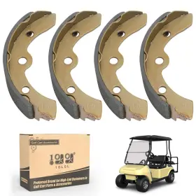 B00vy37i8o 10l0l Golf Cart Brake Shoes For Club Car Ds Carryall 1981-1994 Oem 101146302