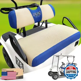 B07s77y8zs 10l0l Golf Cart Seat Covers Kit - Universal Fit For Ezgo Txt/rxv Front Seats B