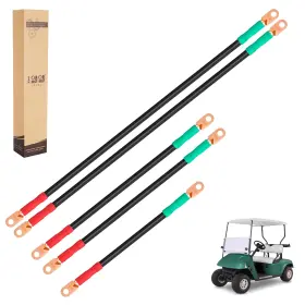 B07xlhdm6b 10l0l Ca Golf Cart Battery Cable Kit For Ezgo Txt 1994-up And Club Car