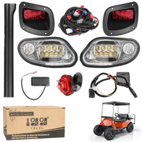 B083j7wvq9 10l0l Golf Cart Light Kit Ezgo Freedom Txt/t48 2014-up Headlight And Taillight