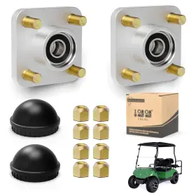 B085svxrd5 10l0l Golf Cart Front Wheel Hub Assembly With Bearing Oil Seal Dust Cover Fo
