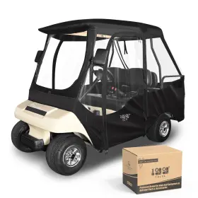 B08jcby1pr 10l0l Golf Cart Driving Enclosure Club Car Ds 2 Pass Short Roof Waterproof