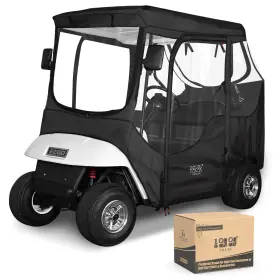 B08njj2f8c 10l0l 2-pass Golf Cart Enclosure For Ezgo Txt Rxv 4-sided Clear Window