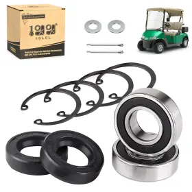 B08zsm8ygd 10l0l Golf Cart Rear Axle Bearing And Seal Kit Ezgo Txt Rxv Medalist Marathon