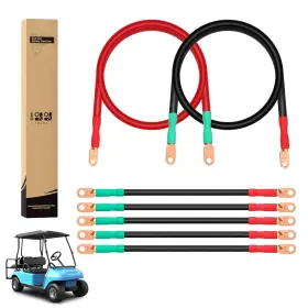 B095bchjdy 10l0l 3 Awg Golf Cart Heavy Duty Battery Cables For 48v Club Car Ds Precedent