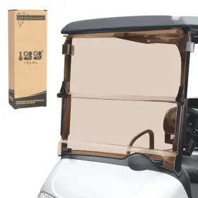 10l0l B0b62s97zg Golf Cart Folding Tinted Winshield For Ezgo Rxv 2008-up Fold Down Upgrade