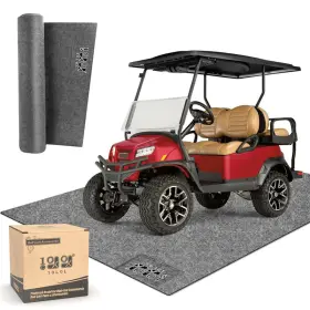 10l0l B0b685tjf8 Golf Cart Premium Garage Floor Mat-waterproof Anti-slip Thickened Mat For