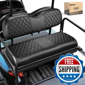 10l0l B0c2xw9gts Golf Cart Seat Cover Universal Leather Rear For Yamaha Ezgo