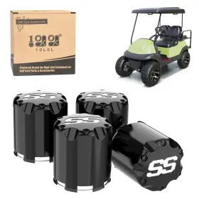 B0cvxk43kj 10l0l Universal Golf Cart Ss Wheel Center Cap Cover For Ezgo Club Car Yamaha