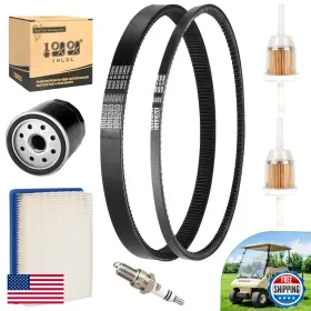 B0d14rdxlc 10l0l Golf Cart Ds Tune Up Kit With Clutch Drive Generator Belt For Club Car