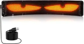 B0dzxdgxts 10l0l Golf Cart Devil Eyes Light Sign Programmable Flexible Screen For Windshie