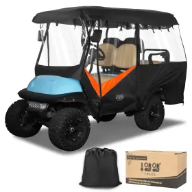10l0l B0f2ypqcfb Golf Cart Enclosure 4 Passenger 86 Extended Roof For Yamaha Club Car