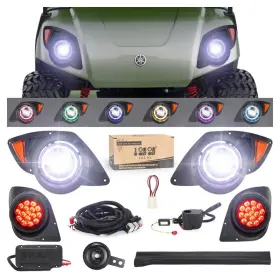 B0fjxybfkj 10l0l Golf Cart Headlights And Taillight Kit Fit Yamaha G29 Drive 2007-2016