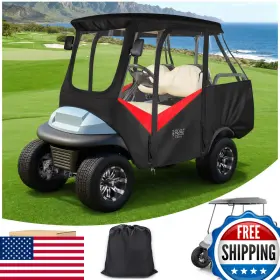 B0fskyb89h 10l0l Golf Cart Enclosure For 4 Passengers Club Car Precedent - 57 Roof Fit