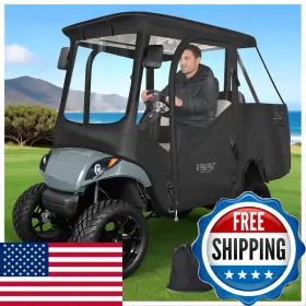 B0g51x88j9 10l0l 4 Passenger Golf Cart Enclosure Fit Yamaha G14 G16 G22 G29 Drive And