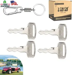 10l0l Direct 445032147133 4 Pack Ignition Keys For Yamaha G14 G16 G19 G20 G21 G22 G29 Drive Electric