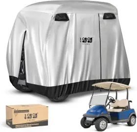 10l0l Direct 445057099035 4 Passenger Golf Cart Cover For Yamaha Ezgo Club Car 400d Polyester All-w