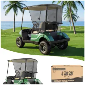 10l0l F26-sz 2 Passenger Golf Cart Sun Shade Cover For Yamaha G29 Drive2 - Foldable
