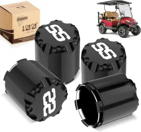 00076-b 10l0l Golf Cart Accessories Itp Ss Wheel Center Hub Cap 8 10 12 Inch Push In Style