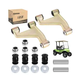 Ju0-f3570-20 10l0l Set Of 2 Golf Cart Front Lower Control Arm With Bushing Kit Ju0-f3570-2