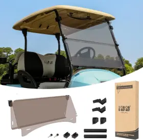 Modp000006011 10l0l Golf Cart Windshield Compatible With Club Car Precedent G&e 2004-up Model