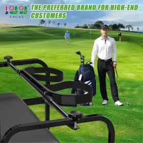 Ta0980 10lol Universal Golf Cart Bag Holder Bracket Attachment Seat For Ezgo Club Car Yamaha
