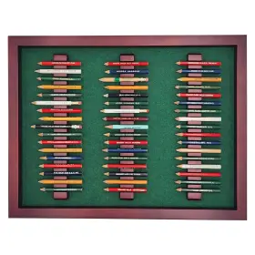 Mv-2hko-5ign 18hills Premium Wood Golf Pencil Case Holder Display - Holds 51 Pencils Per