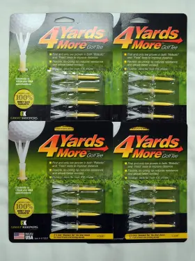 11923 4 Yards More Golf 724680455904 Tees 2 3/4 Inch - Yellow Packs Of