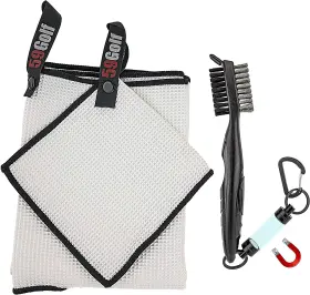 59golf 711181973556 Golf Club Cleaning Kit Cleaner Brush Magnetic Keychain