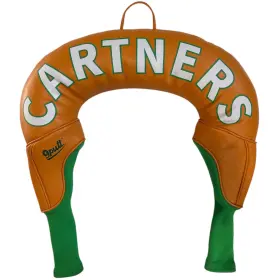 9putt 199284249301 Cartners Golf Headcover Orange Green - Driver Fairway Cover Club Accessory