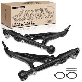 Apca1561 A-premium 2 X Front Lower Control Arm With Bushing Compatible Honda Ci