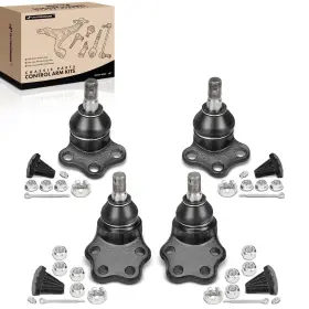Apca1706 A-premium Set Of 4 Front Upper And Lower Ball Joints Kit Compatible With Do