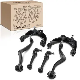 Apca3025 A-premium Set Of 6 Front Upper Lower Control Arm Kit With Ball Joint And Bush