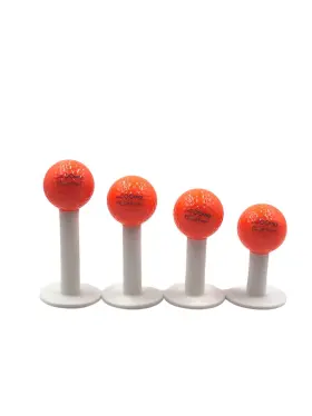Lysb00tsziirk-sprtseqip A99 Wrt-04n Golf Rubber Tee 4pcs With 4 Different Sizes Indoor Outdoor White