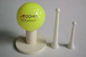 Lysb01a6qfbd8-sprtseqip A99 1set Rt02-1 Golf Rubber Tee Holder With 2pcs Tees 2 1/2 Inch And 1 3/4 White