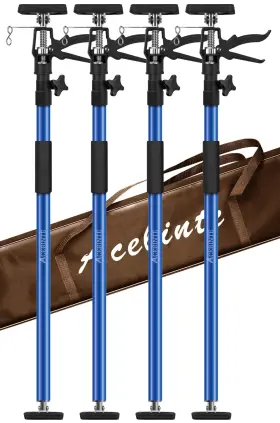 Xin-b-4 Acebinte 4pk Support Pole Steel Telescopic Quick Adjustable 3rd Hand System S