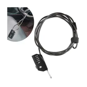 02a04-5813 Acefox Car Steering Wheel Lock Seat Belt Anti-theft Device Max 7ft Length S