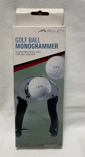 Acuity 822688454049 Golf Ball Monogrammer Brand New In Box