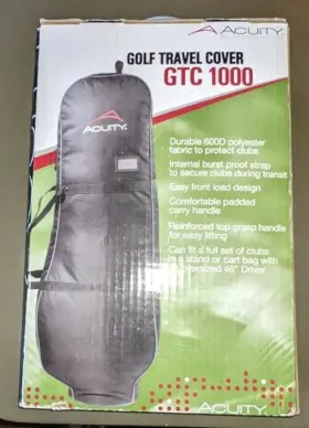 Acuity 822688511070 Golf Travel Bag - Gtc 1000 Durable 600 D Poly Airline Club Bags