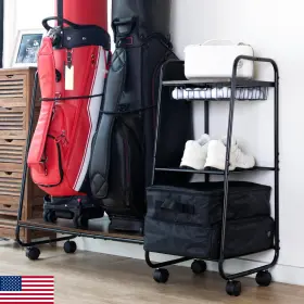 B0g2rzjtb3 Agustrike Golf Bag Storage Organizer For Garage Large Size Adjustable