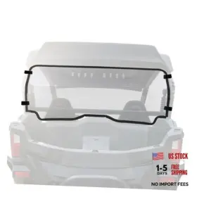 Ainuosen Ai-802 Clear Rear Windshield With Vent Holes Compatible 2023 2025 Cfmoto Zforce