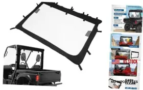 Ai-1152 Ainuosen Llc Soft Rear Window With Zipper Compatible Yamaha Rhino 450/660/700 2015