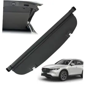 Aiac01005 Aitrn Trunk Cargo Cover For Mazda Cx5 2025 2017-2024 With Carbon Fiber Texture