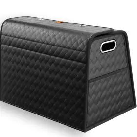 Aiuwo 768795562157 Foldable Leather Trunk Organizer For Car Suv Truck Mpv Multi-compar