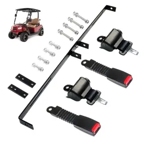 Aiweiluck B0b45pcywm 2 Passenger Golf Cart Retractable 42 Seat Belts Belt Bracket Kit For