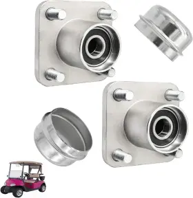 Aix 445021023028 Drive-up Golf Cart Front Wheel Hub Assembly With Bearing Fits Ezgo Rxv 2008